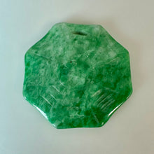 Load image into Gallery viewer, Carved Jadeite Yin Yang Pendant (1.25")
