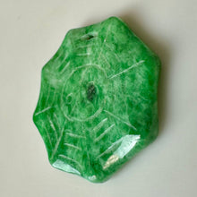 Load image into Gallery viewer, Carved Jadeite Yin Yang Pendant (1.25")
