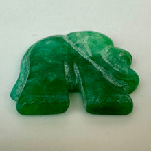 Load image into Gallery viewer, Carved Jadeite Elephant Pendant (1")
