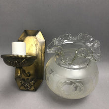 Load image into Gallery viewer, Vintage Wall Sconce with Frosted Glass Shade (10")
