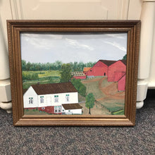 Load image into Gallery viewer, Red Barn Pathway Painting (27x21)
