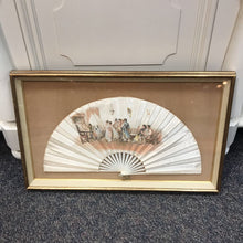 Load image into Gallery viewer, Framed Asian Fan (19x31)
