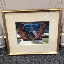 Load image into Gallery viewer, Ship Fishing Net Painting (22x26)
