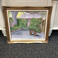 Load image into Gallery viewer, C. Simmons Painting Flower Pathway (26x29)
