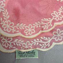 Load image into Gallery viewer, Vintage Carol Stanley Pure Silk Crepe Scarf Japan (32x32)
