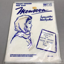 Load image into Gallery viewer, Vintage Monsoon Chiffon Hood Scarf Silk Chiffon Nude Marshall Fields (8x71)
