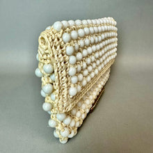 Load image into Gallery viewer, Vintage Ann Robin Raffia Beaded Clutch Purse (5x9")
