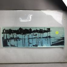 Load image into Gallery viewer, Earl Newman Watercolor Print - The Wharf (~35x11.5)
