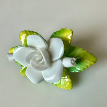 Load image into Gallery viewer, Vintage Artone England Bone China Rose Brooch Pin As-Is (2")
