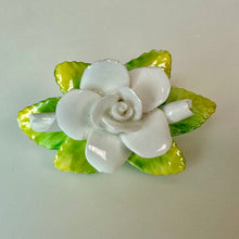 Load image into Gallery viewer, Vintage Artone England Bone China Rose Brooch Pin As-Is (2")
