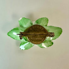 Load image into Gallery viewer, Vintage Artone England Bone China Rose Brooch Pin As-Is (2")

