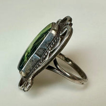 Load image into Gallery viewer, Vintage Sterling Variscite Ring sz 7
