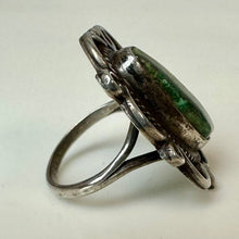 Load image into Gallery viewer, Vintage Sterling Variscite Ring sz 7
