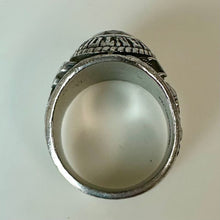 Load image into Gallery viewer, Vintage Jostens Sterling Ruby Rantoul High School 82' Class Ring sz 10 (14.7g)
