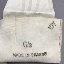 Load image into Gallery viewer, Vtg NOS Kislav Kid Gloves Pale Aqua Leather Cocktail Opera Length Sz 6.5 French
