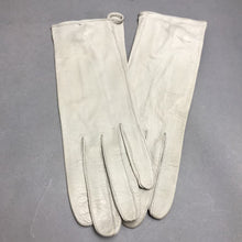 Load image into Gallery viewer, Antique Gray Leather Ladies Gloves
