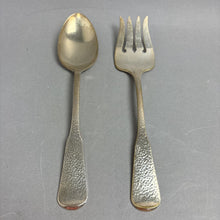Load image into Gallery viewer, Roger's Silverplate Salad Serving Set (9")
