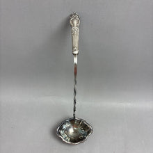 Load image into Gallery viewer, Vintage Reed &amp; Barton Tiger Lily Silverplate Twisted Handle Punch Ladle (12")
