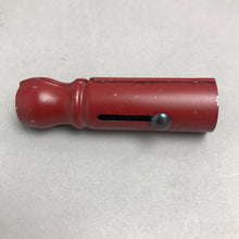 Load image into Gallery viewer, Vintage Spring Loaded Marble Shooter Tin Metal Red /1930s (3")
