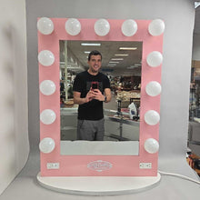 Load image into Gallery viewer, Vanity Girl Hollywood Pink Mirror (~35x27)
