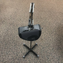 Load image into Gallery viewer, Vintage Underwriters Articulated Swing Arm Lighted Magnifier With Weighted Stand (42")
