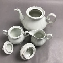 Load image into Gallery viewer, Vintage Porcelain Pontesa Chinamoda Ironstone 3 Piece Tea Set (6")

