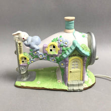 Load image into Gallery viewer, Cottontale Cottages Sewing Machine Fabric Shop Bunny Rabbit Light (6x7x4)
