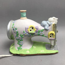 Load image into Gallery viewer, Cottontale Cottages Sewing Machine Fabric Shop Bunny Rabbit Light (6x7x4)
