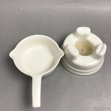 Load image into Gallery viewer, Vintage Pfaltzgraff Stoneware Butter Warmer Sauce Pot White (4")
