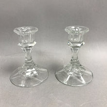 Load image into Gallery viewer, 24% Lead Crystal Taper Pair of Candlesticks (4")
