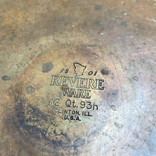 Load image into Gallery viewer, Revere Ware 12 Qt Tall Stock Pot &amp; Glass Lid ~ Copper Bottom Clinton Illinois US
