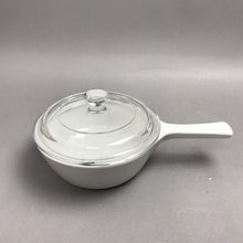 Load image into Gallery viewer, White Corningware 1 Pint Saucepan with Lid P-81-B
