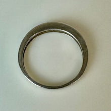 Load image into Gallery viewer, Sterling Channel Set Cubic Zirconia Ring sz 8
