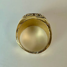 Load image into Gallery viewer, Vintage Chicago Bulls Goldtone Enamel Championship Ring sz 6
