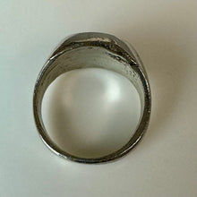 Load image into Gallery viewer, Vintage WW2 Trench Art Souvenir Napoli Silvertone Ring sz 10.75
