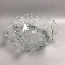 Load image into Gallery viewer, Vntg New Martinsville Viking Prelude Etch Crystal Glass 12" Console Fruit Bowl
