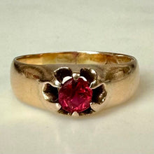 Load image into Gallery viewer, 10K Gold Rubelite Ring sz 7 As-Is (3.5g)
