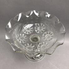 Load image into Gallery viewer, EAPG Riverside Chrysanthemum Double Daisy Open Compote (7")
