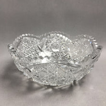 Load image into Gallery viewer, Antique American Brilliant Period Cut Glass Crystal Bowl (8")
