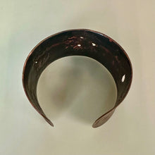 Load image into Gallery viewer, Vintage MCM Handcrafted Brutalist Copper Cuff Bracelet
