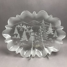 Load image into Gallery viewer, Mikasa Crystal "Christmas Story" Oval Serving Platter (12x17)
