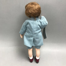 Load image into Gallery viewer, Danbury Mint John "John John" F Kennedy Jr Porcelain Doll; A Farewell Salute (12")
