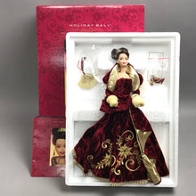 Load image into Gallery viewer, Mattel Porcelain Barbie Doll #18326 - Holiday Ball (~13")
