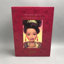 Load image into Gallery viewer, Mattel Porcelain Barbie Doll #18326 - Holiday Ball (~13")
