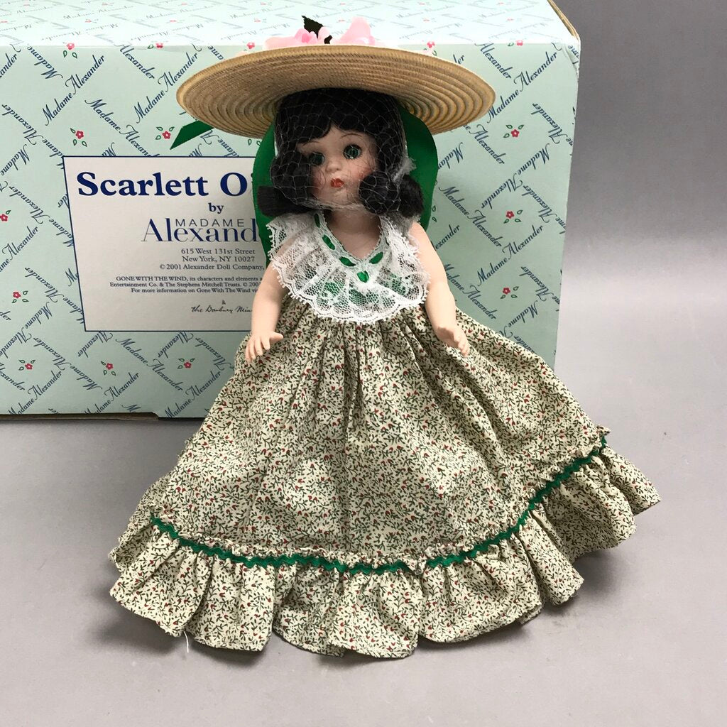 Danbury Mint & Madame Alexander Scarlett O'Hara Porcelain Doll (9