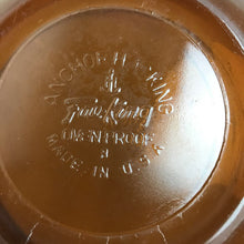 Load image into Gallery viewer, Vintage 1960s Anchor Hocking Tinted Amber #457 Glass Mixing Bowl (7")(2 Available)
