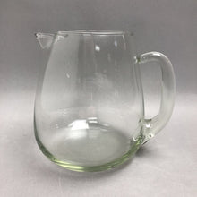 Load image into Gallery viewer, Vintage Hand Blown Clear Glass Pitcher (7")
