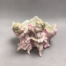 Load image into Gallery viewer, Antique German Bisque Shell Planter (4x5)
