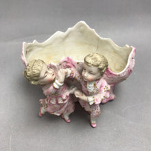 Load image into Gallery viewer, Antique German Bisque Shell Planter (4x5)
