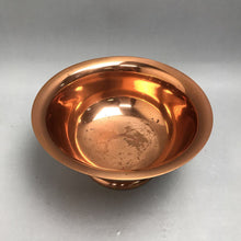 Load image into Gallery viewer, Vintage Coppercraft Guild Pedestal Footed Copper Bowl (4x9)
